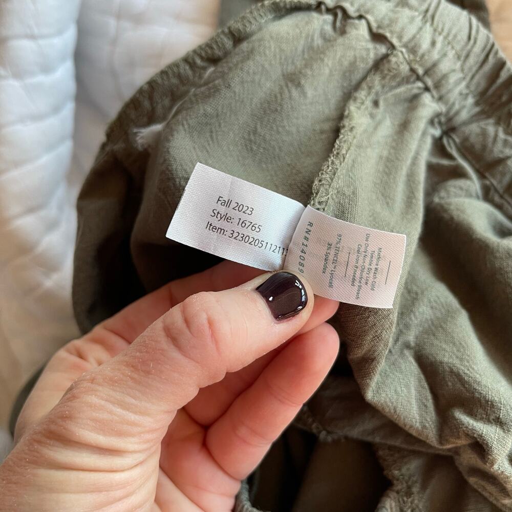 Marine Layer Allison Pant Dusty Olive Sm Tencel Lightweight‎ Casual Comfortable - Picture 14 of 16
